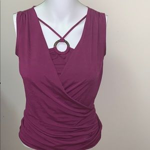 Magenta blouse
